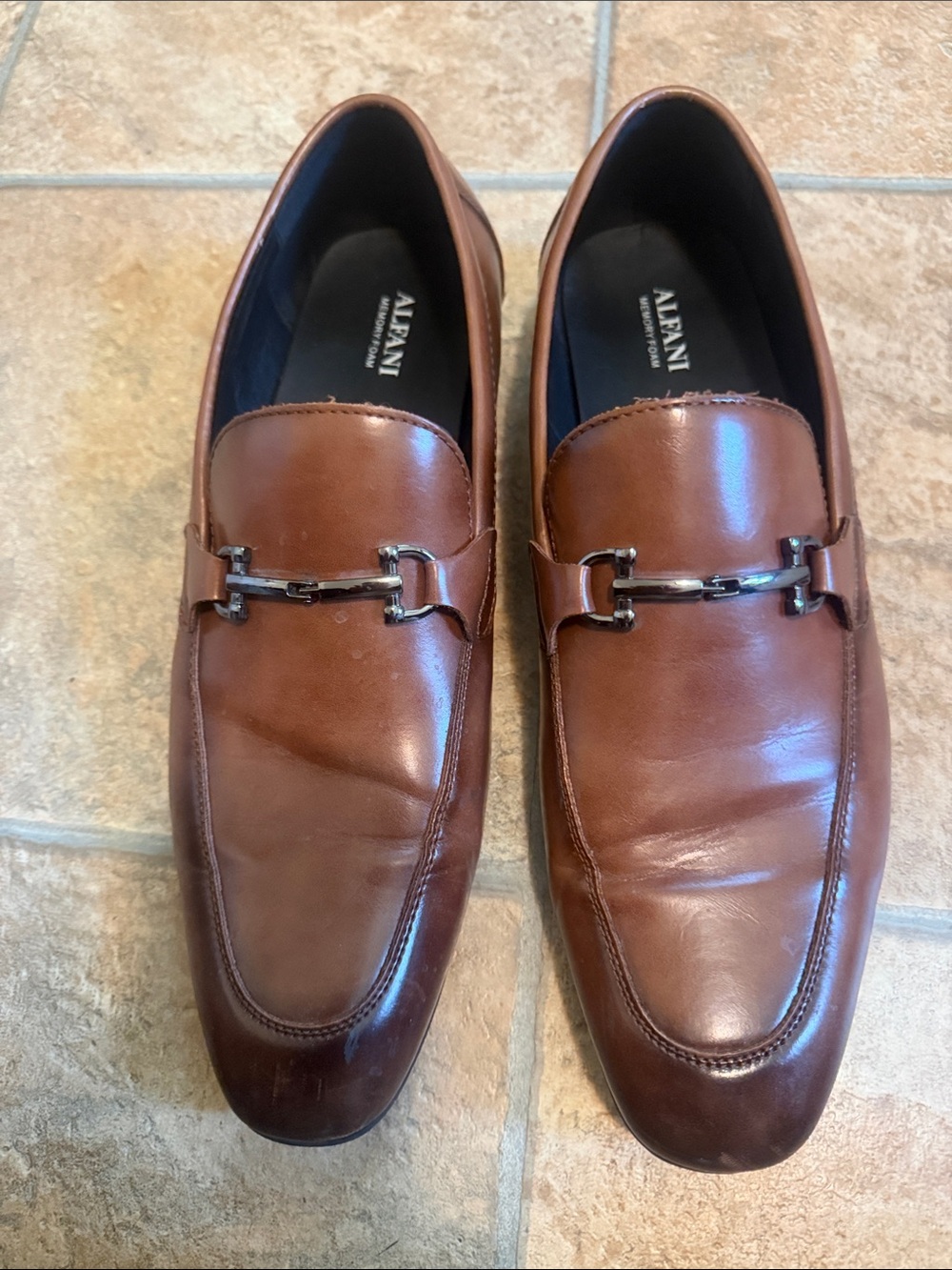 Alfani Men's  Leather Slip-On Loafers 13M